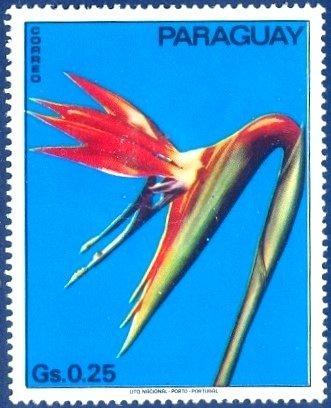 Парагвай 1973 Флора(Цветы)№ мих2525/31200руб 5