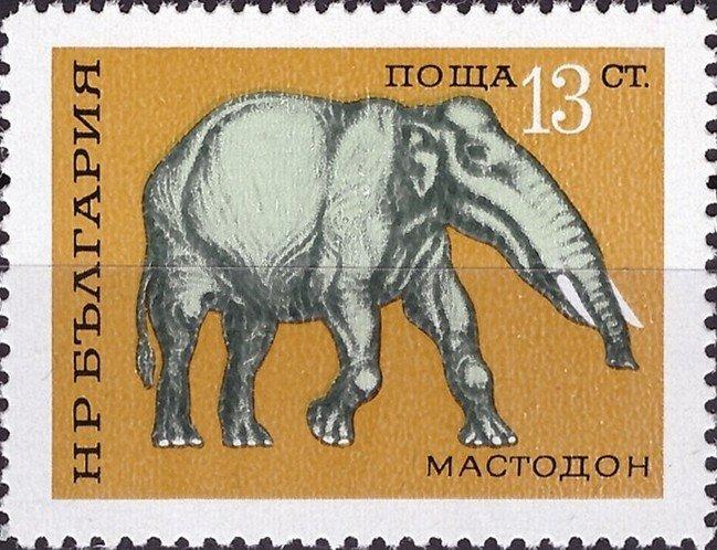 Болгария1971 Фауна(доисторическая фауна) № мих 2088/93220руб 4