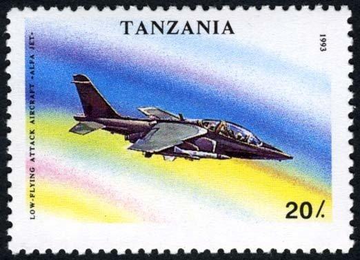 Танзания 1993Авиация( Самолеты) №мих 1591/7+бл225180руб 1