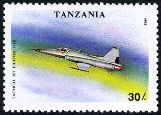 Танзания 1993Авиация( Самолеты) №мих 1591/7+бл225180руб 3