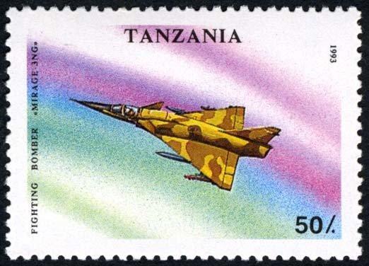 Танзания 1993Авиация( Самолеты) №мих 1591/7+бл225180руб 7
