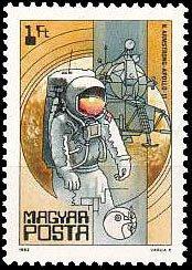 Венгрия 1982 Космос № мих3557/3100руб 1