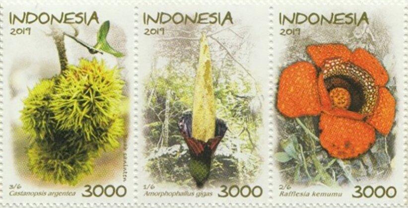 Индонезия 2019 Фауна и флора160руб 2