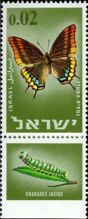 Израиль 2008 Фауна(бабочки) №мих352/580руб 3