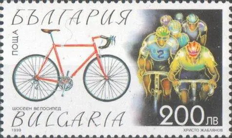 Болгария1999 Спорт( Велосипедный спорт) № мих 4395/890руб 3