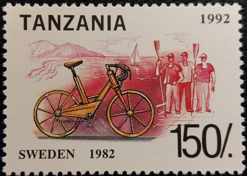 Танзания 1992 Транспорт(Велосипеды) №мих 1445/1+бл209170руб 7