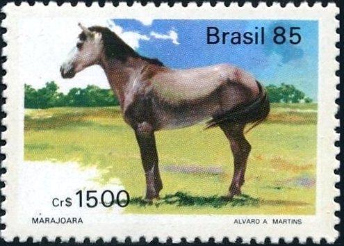 Бразилия 1985 Фауна(лошади) №мих2097/9140руб 2