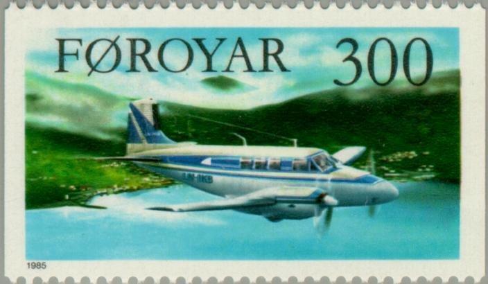 Фарерские о-ва 1985 Транспорт(самолёты)№мих 125/9270руб 4