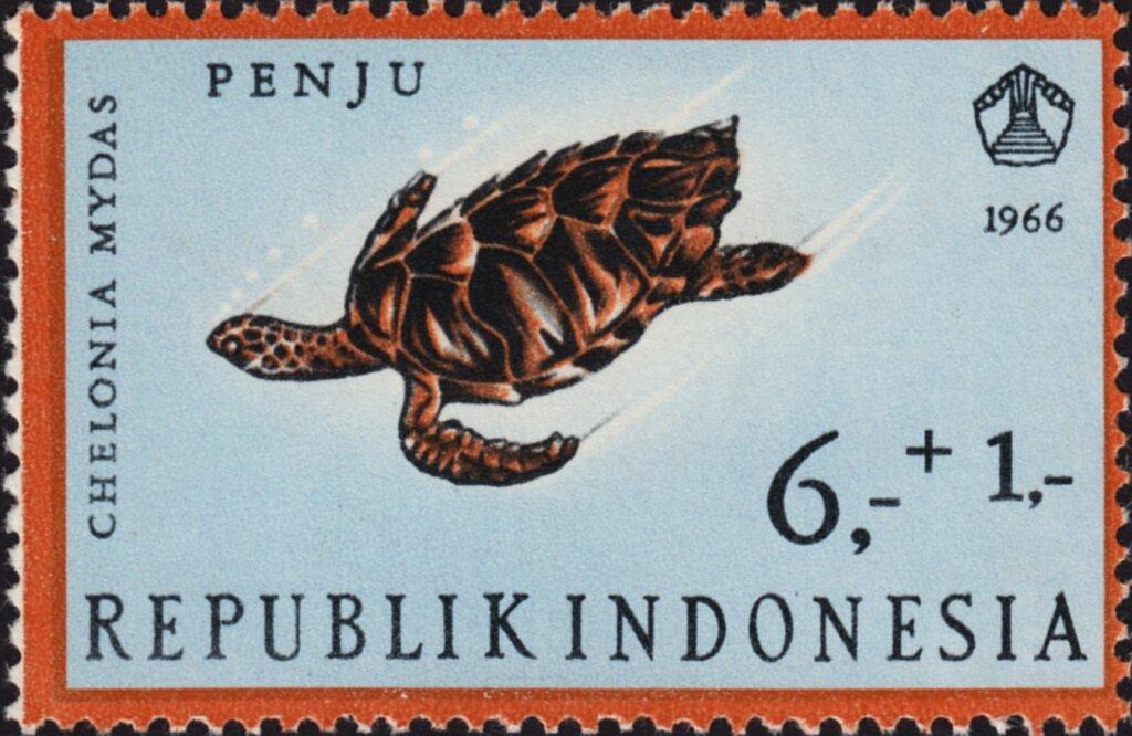 Индонезия 1966 Фауна(Рептилии) №мих 558/6150руб
