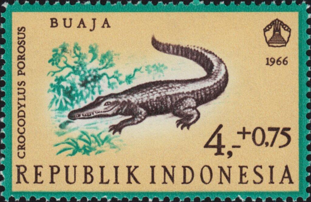 Индонезия 1966 Фауна(Рептилии) №мих 558/6150руб 3