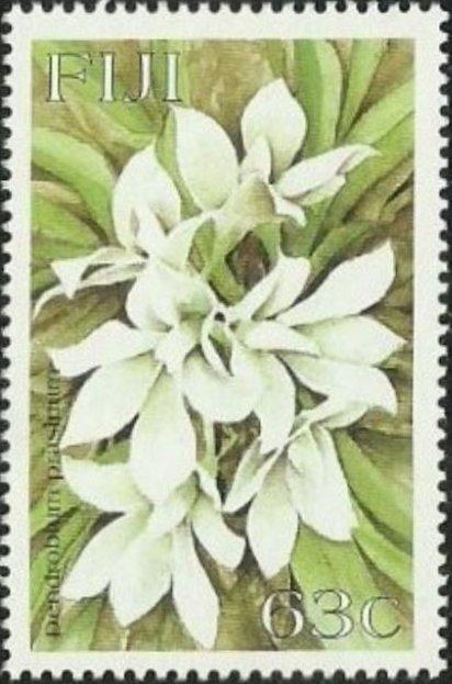 «Австралия и Океания: Фиджи (После 1970) Орхидеи (Растения,флора)№мих 880/3-210р 2