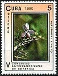 Куба 1990 Флора(цветы) №мих3393/7- 160руб 2