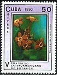 Куба 1990 Флора(цветы) №мих3393/7- 160руб 4