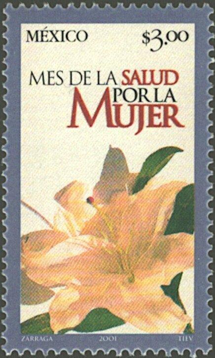 Америка: Мексика 2001 флора (цветы) №мих 2939- 50руб