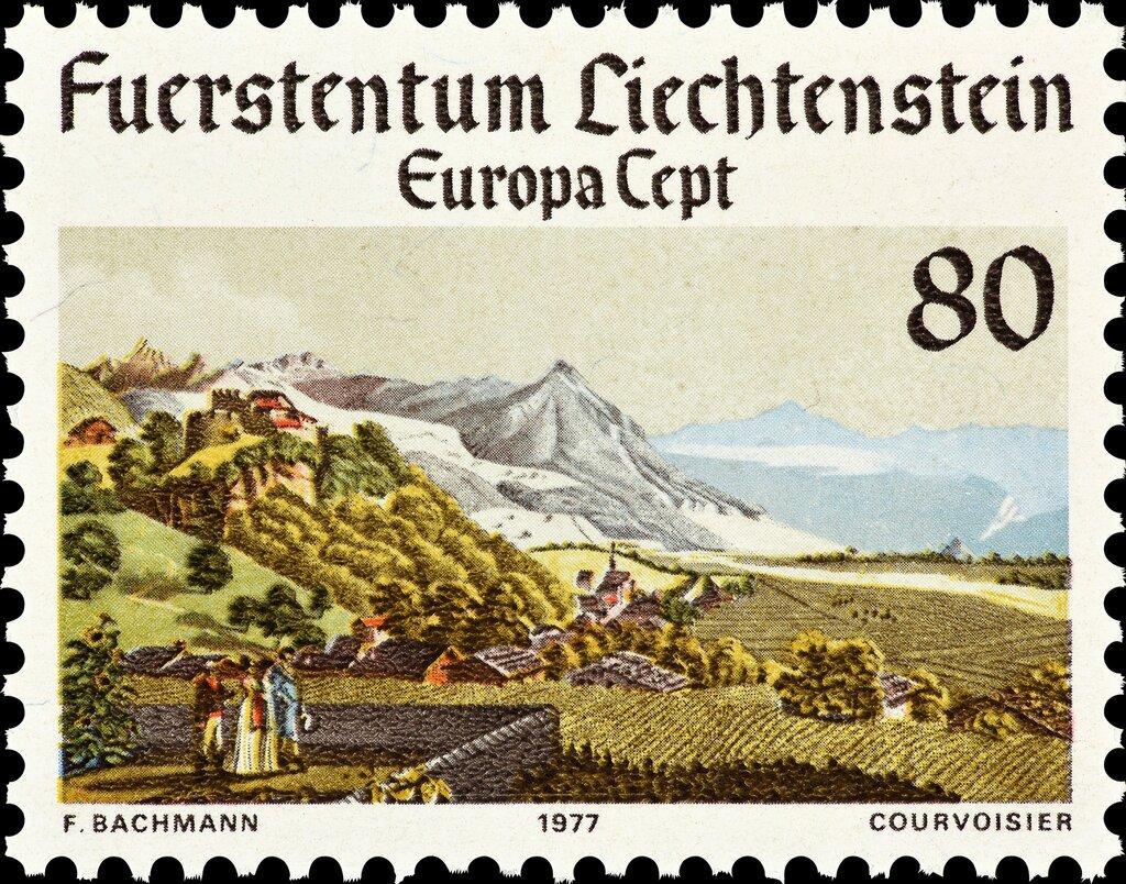 Европа: Лихтенштейн 1977 Ландшафты (Европа СЕПТ) №мих 667/8 - 50руб