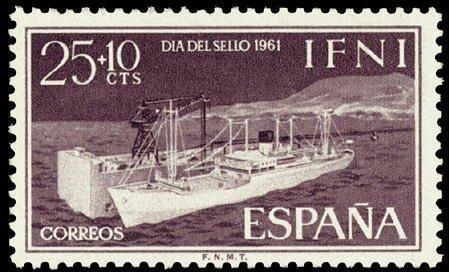Испанские: Ифни 1961 виды транспорта №мих212/5 -70руб 1