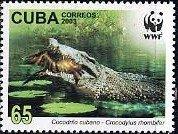 Куба 2003 Фауна (Крокодилы WWF) № мих 4553/6- 130руб