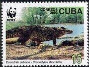 Куба 2003 Фауна (Крокодилы WWF) № мих 4553/6- 130руб 2