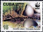 Куба 2003 Фауна (Крокодилы WWF) № мих 4553/6- 130руб 3