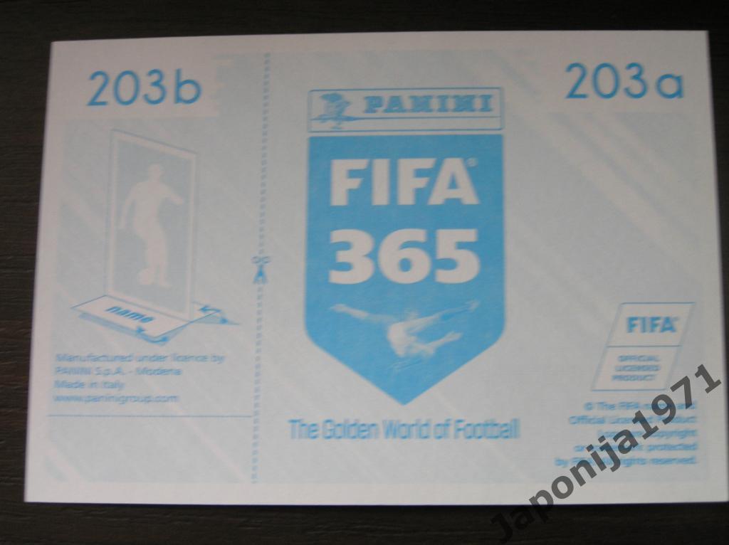 Наклейка Panini FIFA 365 : Giorgio Chiellini ( Juventus , Italia ) 1
