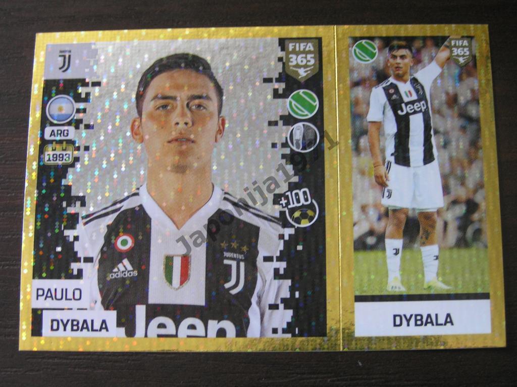 Наклейка Panini FIFA 365 : Paulo Dybala ( Juventus , Italia )