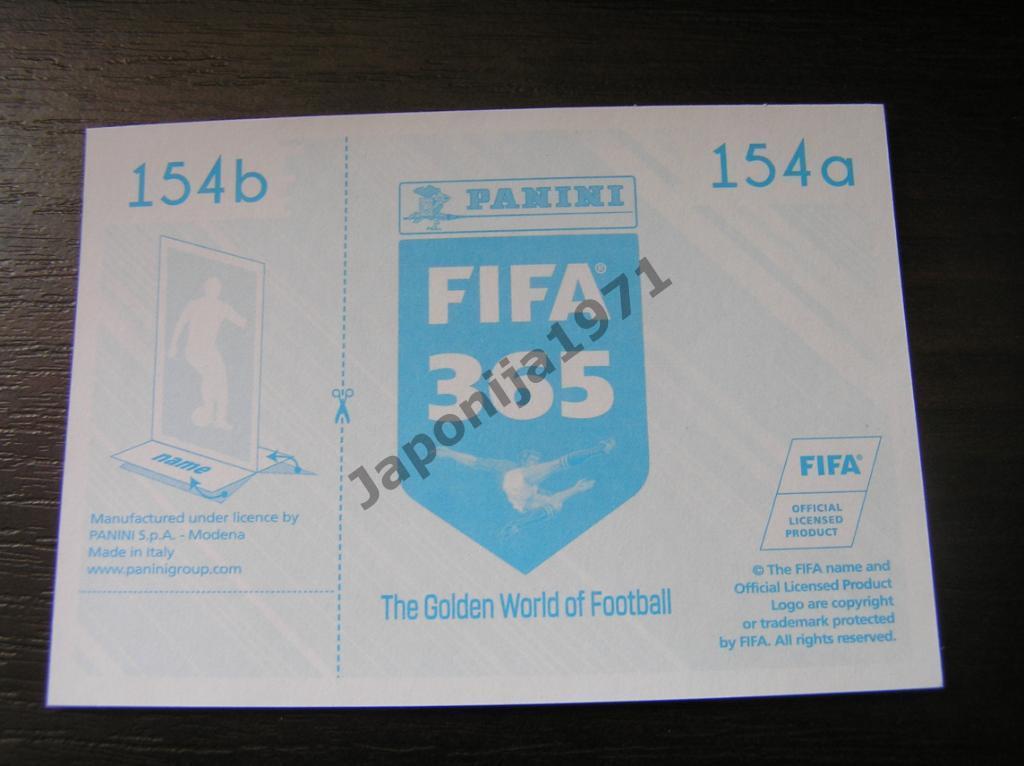 Наклейка Panini FIFA 365 : Roman Burki ( Borussia Dortmund, Germany ) 1