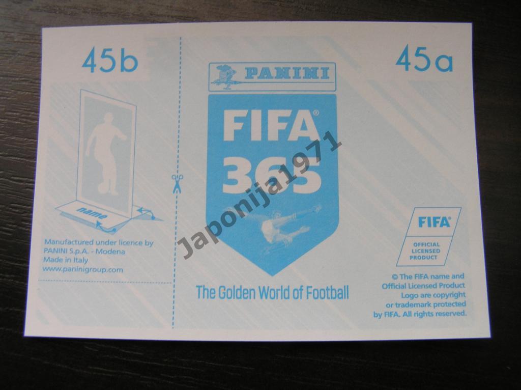 Наклейка Panini FIFA 365 : Lucas Hernandes ( Atletico Madrid , Spain ) 1