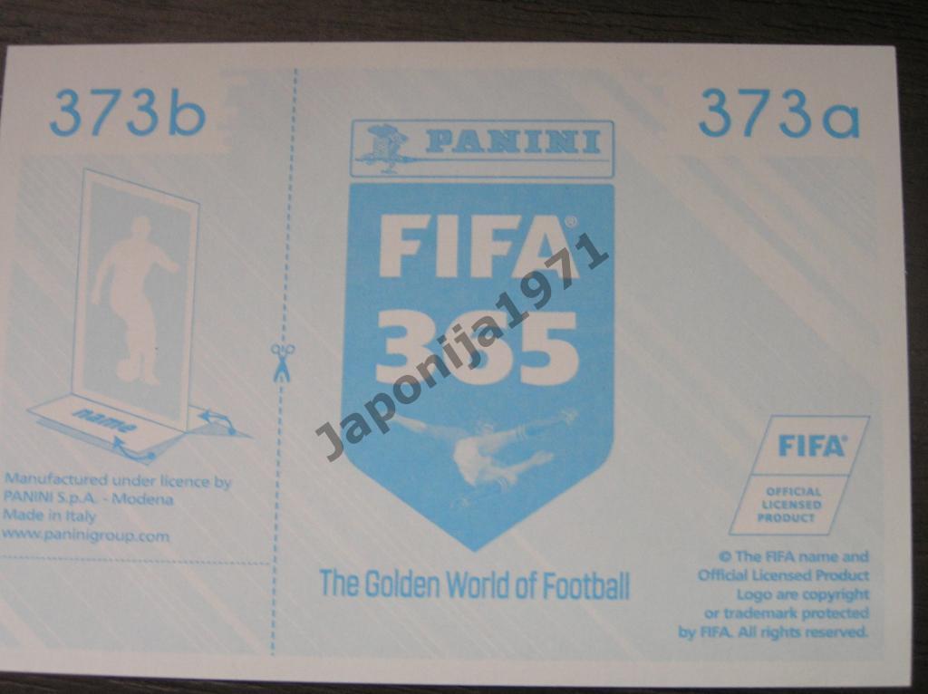 Наклейка Panini FIFA 365 : Ismael Sosa ( Tigres Uanl , Mexico ) 1