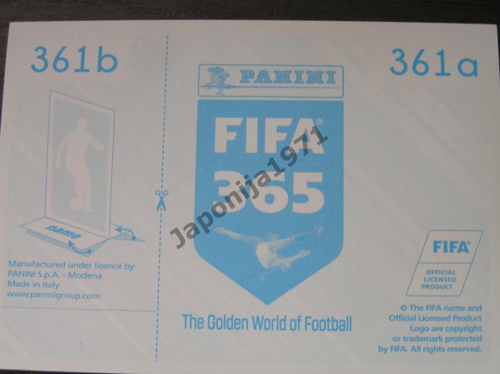 Наклейка Panini FIFA 365 : Roger Martinez ( Club America , Mexico ) 1