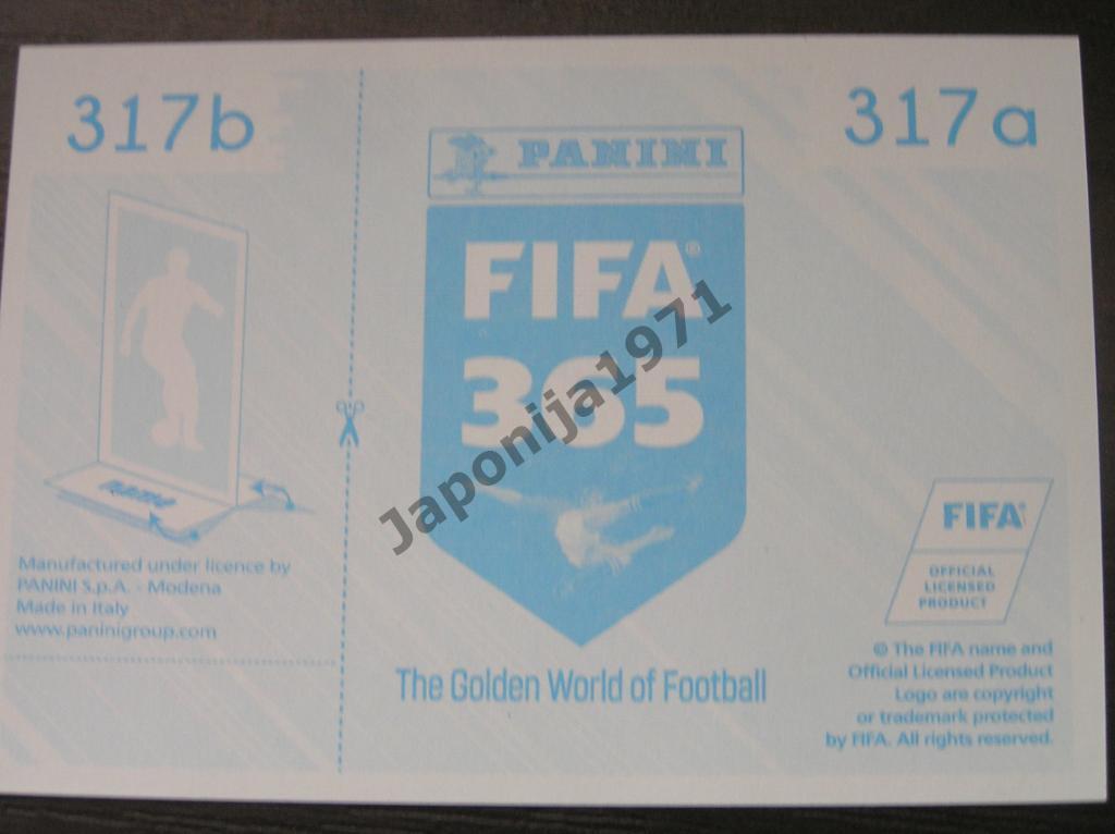 Наклейка Panini FIFA 365 : Walter Kannemann ( Gremio , Brazil ) 1