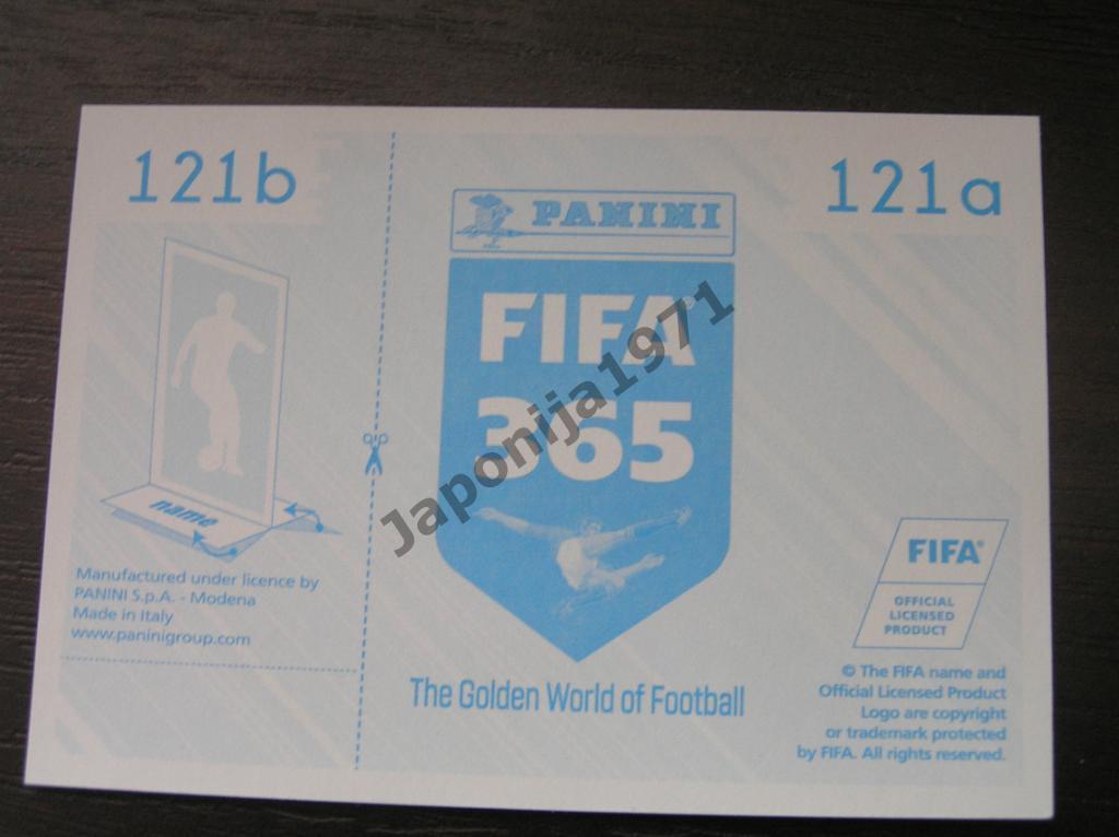 Наклейка Panini FIFA 365 : Radamel Falcao ( Monaco , France ) 1