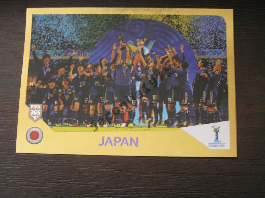 Наклейка Panini FIFA 365 : Japan ( U-20 Womens World Cup )