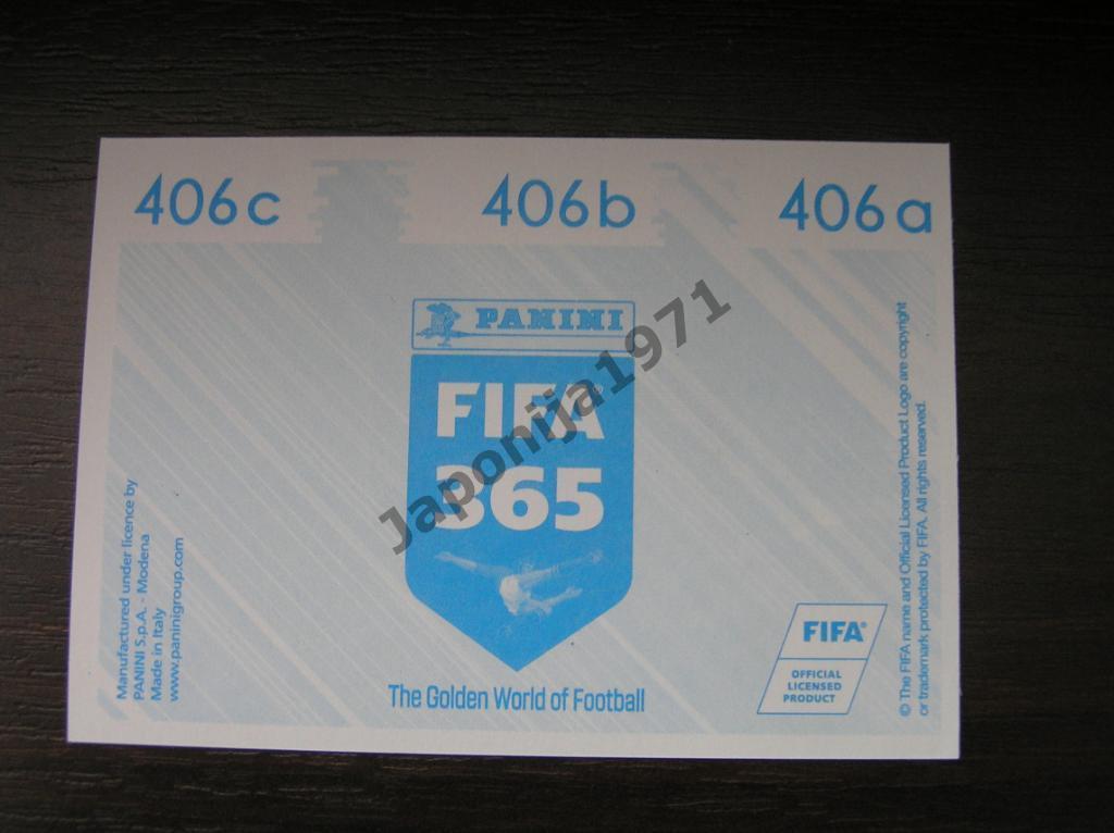 Наклейка Panini FIFA 365 : Umtiti, Rami, Sidibe ( Champions ) 1