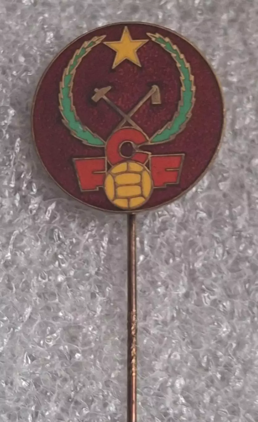 Конго федерация футбола старый знак отличный оригинал