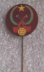 Конго федерация футбола старый знак отличный оригинал