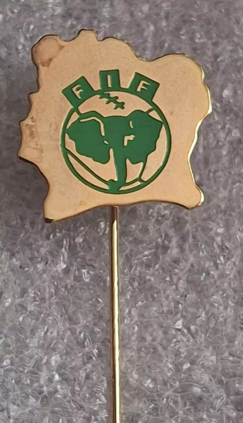 Федерация футбола Берег Слоновой Кости Кот д'Ивуар Cote d'Ivoire старый знак люк