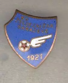 ФК Железничар Сараево Босния FK ВЛ отличный знак эмаль 7-6