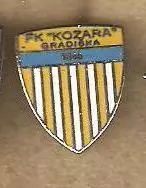 ФК Козара Градишка Босния FK ВЛ отличный знак эмаль 6-2