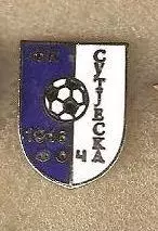 ФК Сутьеска Фоча Босния FK ВЛ отличный знак эмаль 6-6