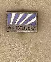 ФК Сутьеска Никшич Хороватия FK ВЛ отличный знак эмаль 5-7