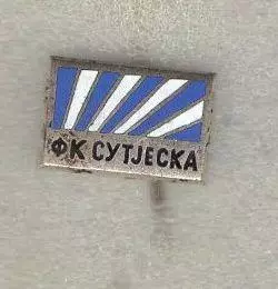 ФК Сутьеска Никшич Хороватия FK ВЛ отличный знак эмаль 5-6