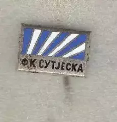 ФК Сутьеска Никшич Хороватия FK ВЛ отличный знак эмаль 5-6