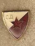 ФК Црвена звезда Белград Сербия FK ВЛ отличный знак 3-3