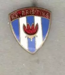 ФК Приштина Косово Сербия FK ВЛ отличный знак 3-4