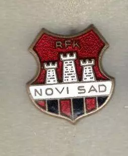 РФК Нови Сад Сербия FK ВЛ отличный знак эмаль 1-7