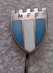 Malmo FF Мальмо ФФ Швеция ВЛ старый оригинал отличный знак эмаль