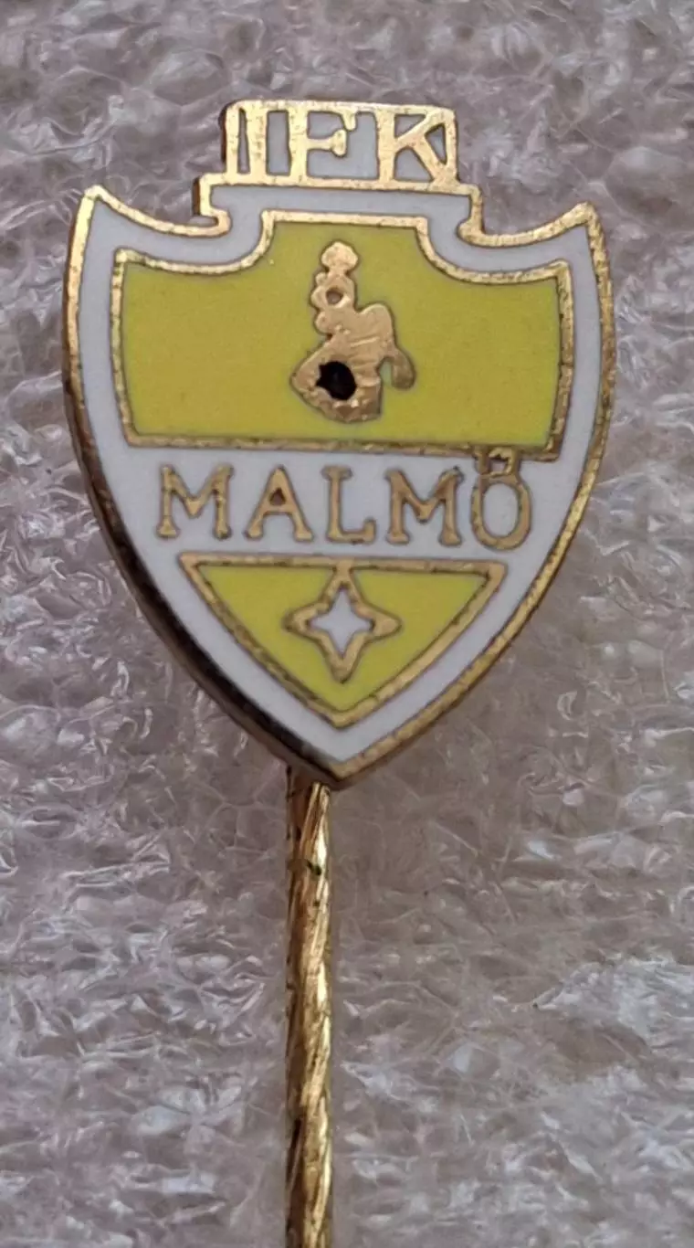 Malmo IFK Мальме ИФК Швеция ВЛ старый оригинал отличный знак эмаль