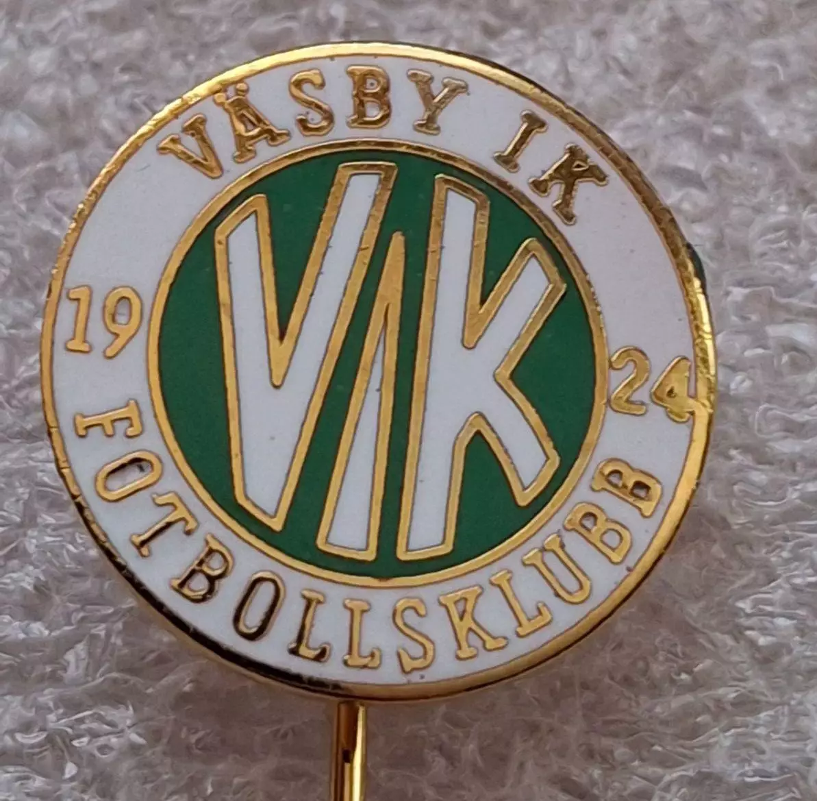 Vasby IK Васби ИК Швеция футбол хоккей ВЛ старый оригинал отличный эмаль
