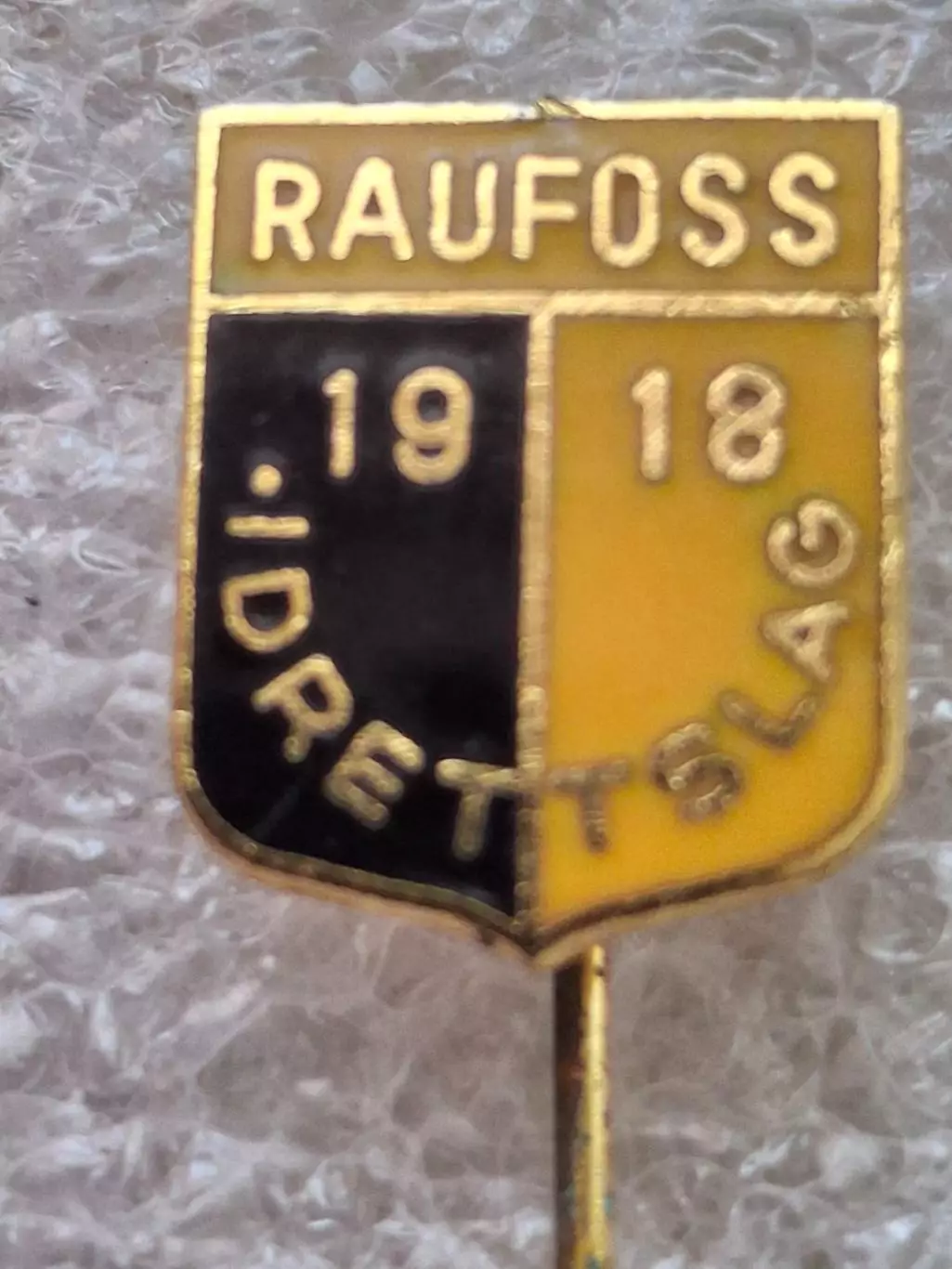 Рауфосс ИЛ Норвегия Raufoss IL Norway enamel badge needle эмаль игла