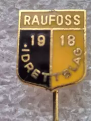 Рауфосс ИЛ Норвегия Raufoss IL Norway enamel badge needle эмаль игла